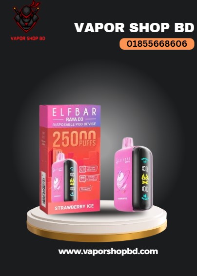 ELF BAR RAYA D3 - Strawberry Ice