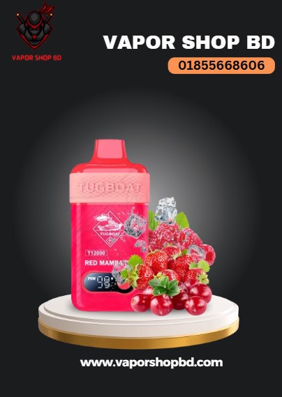 Tugboat T12000 Puffs Red Mamba Ice