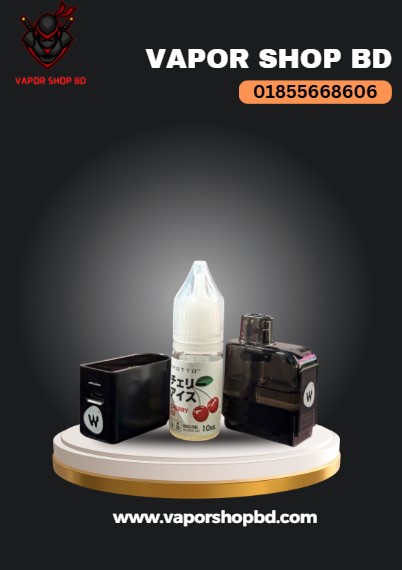 Will Well W30K Full Kit With Kyotto10 ML Juice Disposable Vape